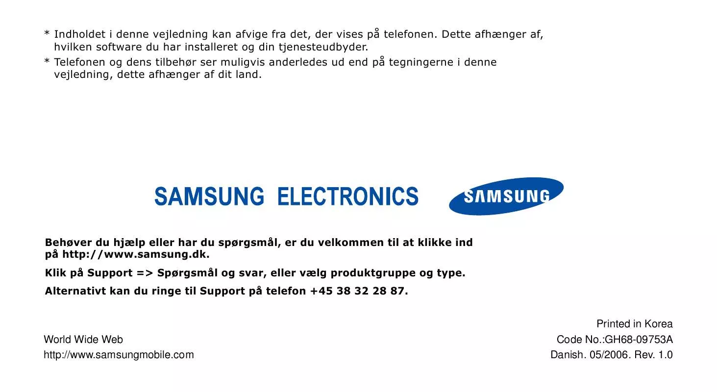 Mode d'emploi SAMSUNG SGH-X650