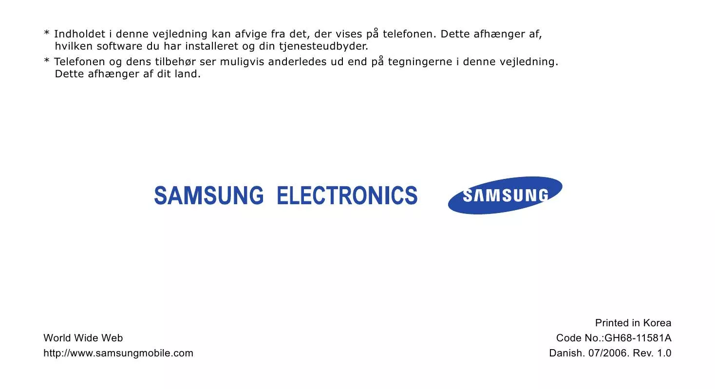 Mode d'emploi SAMSUNG SGH-X820