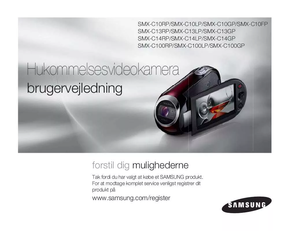 Mode d'emploi SAMSUNG SMX-C10LP