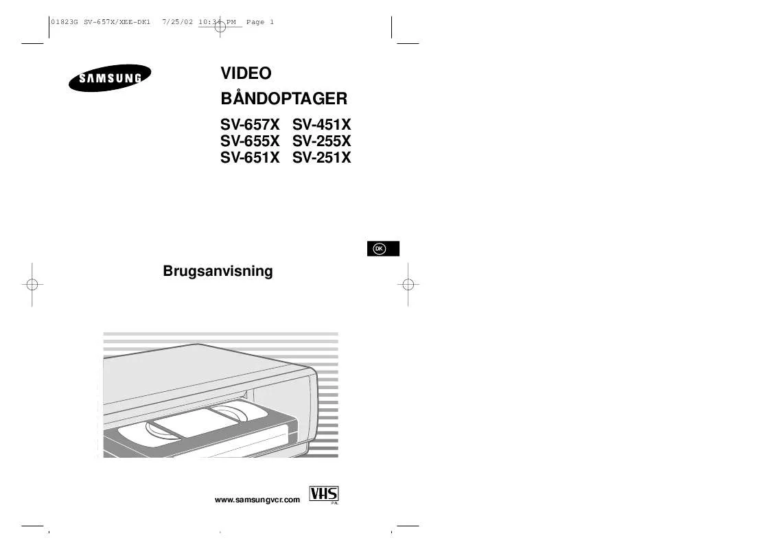 Mode d'emploi SAMSUNG SV-451X