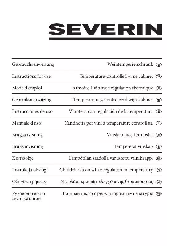 Mode d'emploi SEVERIN KS 9888