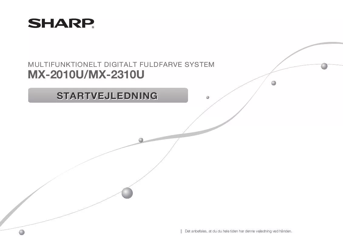 Mode d'emploi SHARP MX-2010U