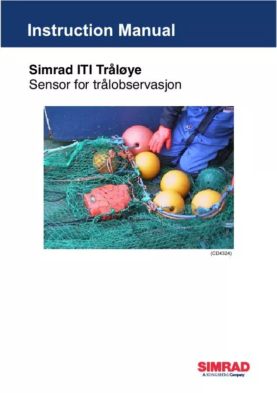 Mode d'emploi SIMRAD ITI