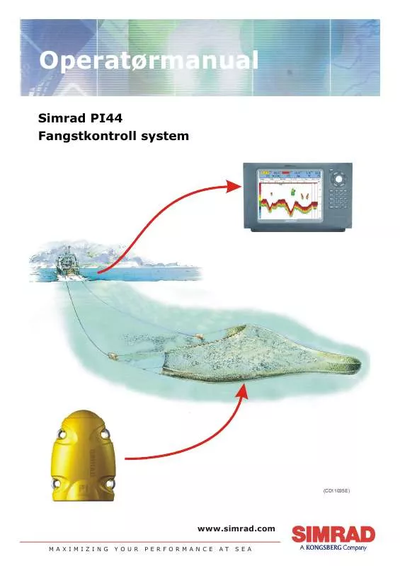 Mode d'emploi SIMRAD PI44