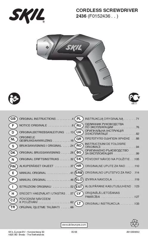 Mode d'emploi SKIL 2436