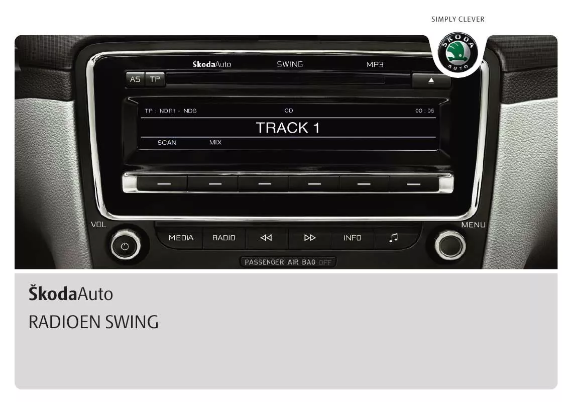 Mode d'emploi SKODA AUTORADIO SWING