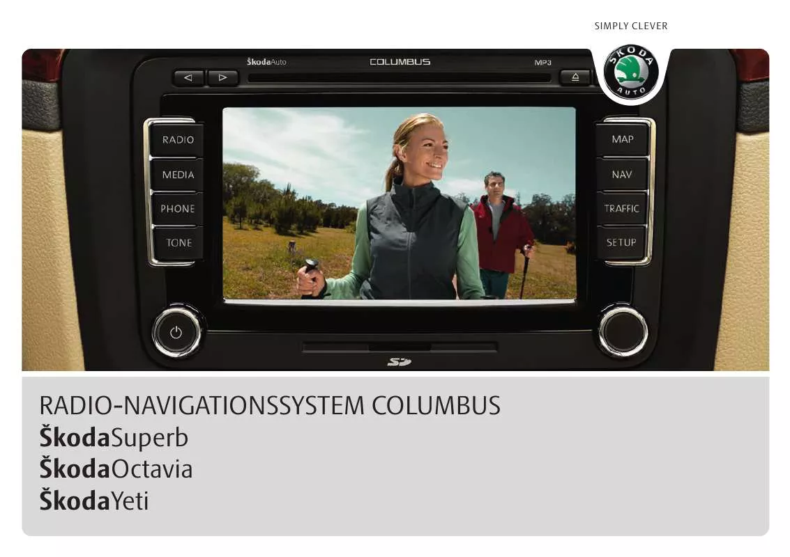 Mode d'emploi SKODA NAVIGATIONSYSTEM COLUMBUS