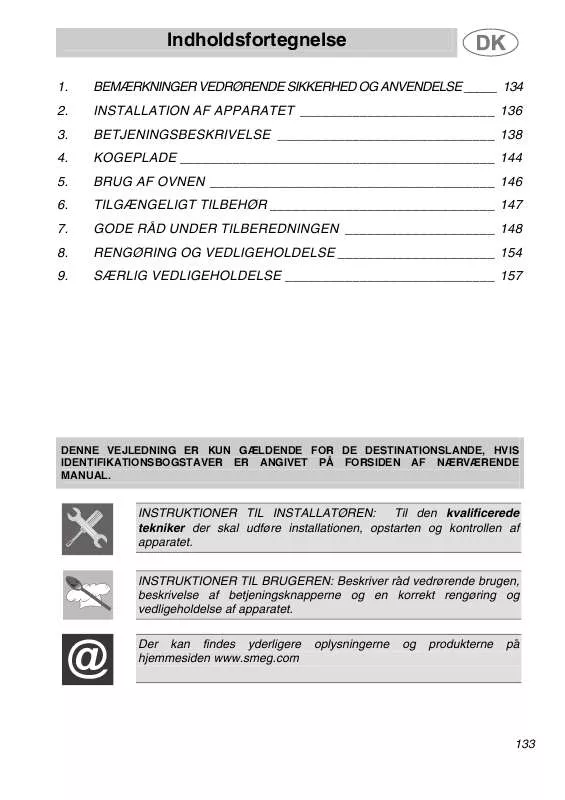 Mode d'emploi SMEG A1C-6