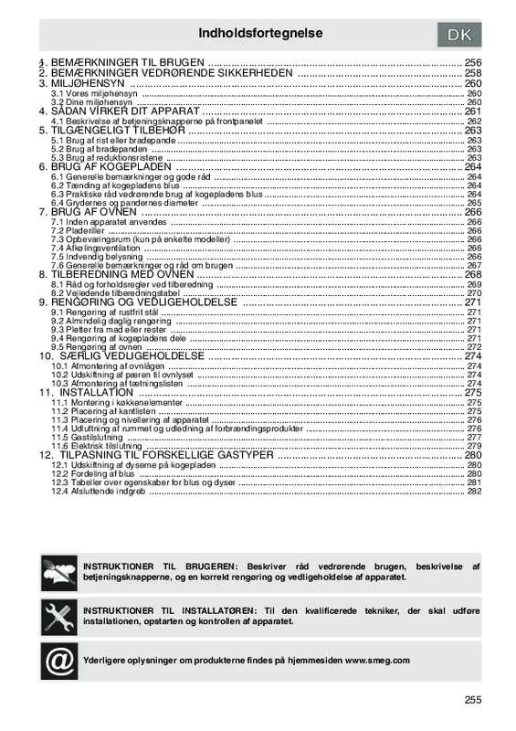 Mode d'emploi SMEG C91GMXI-2