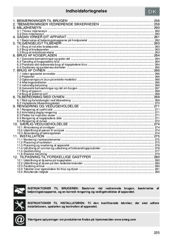 Mode d'emploi SMEG C91GVXI-2