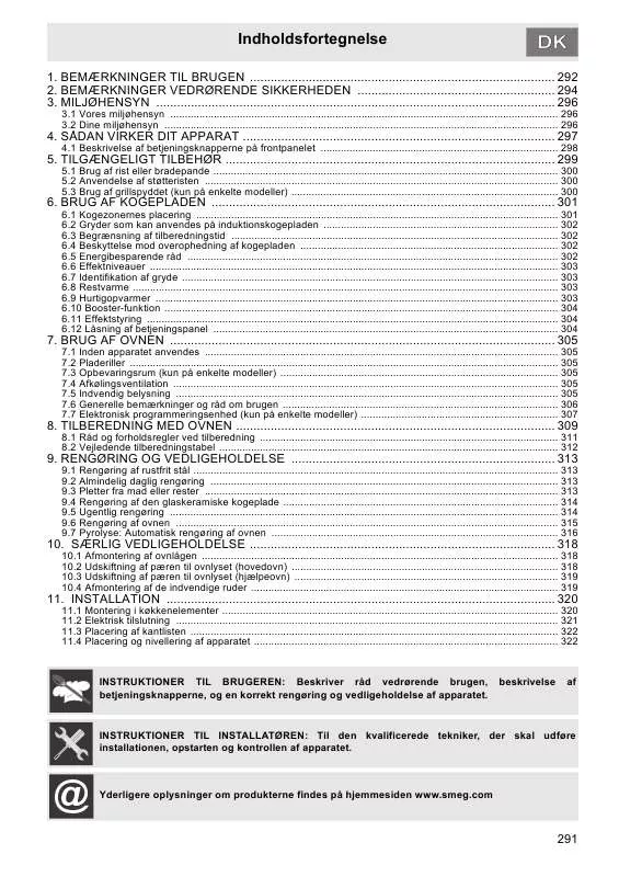 Mode d'emploi SMEG C92IPX8