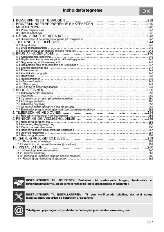 Mode d'emploi SMEG C9CIMX