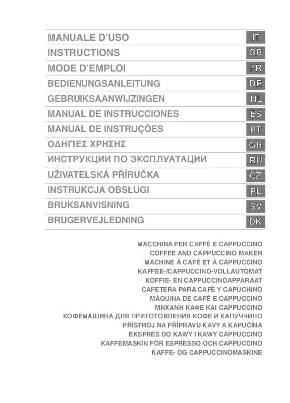 Mode d'emploi SMEG CM845A