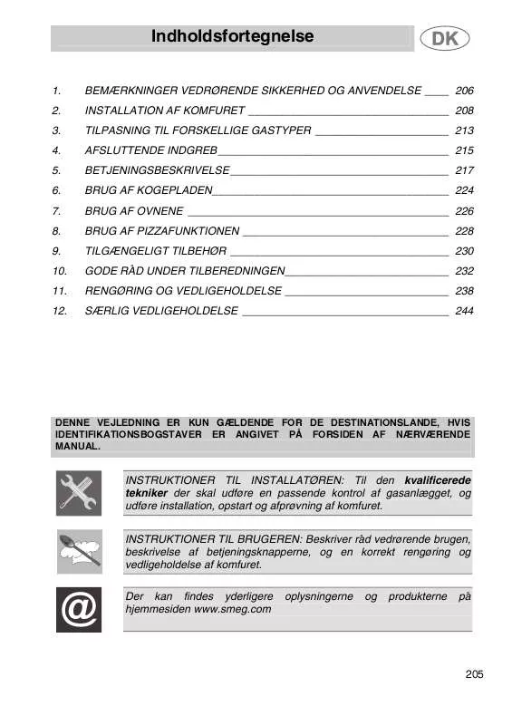 Mode d'emploi SMEG CS122-6