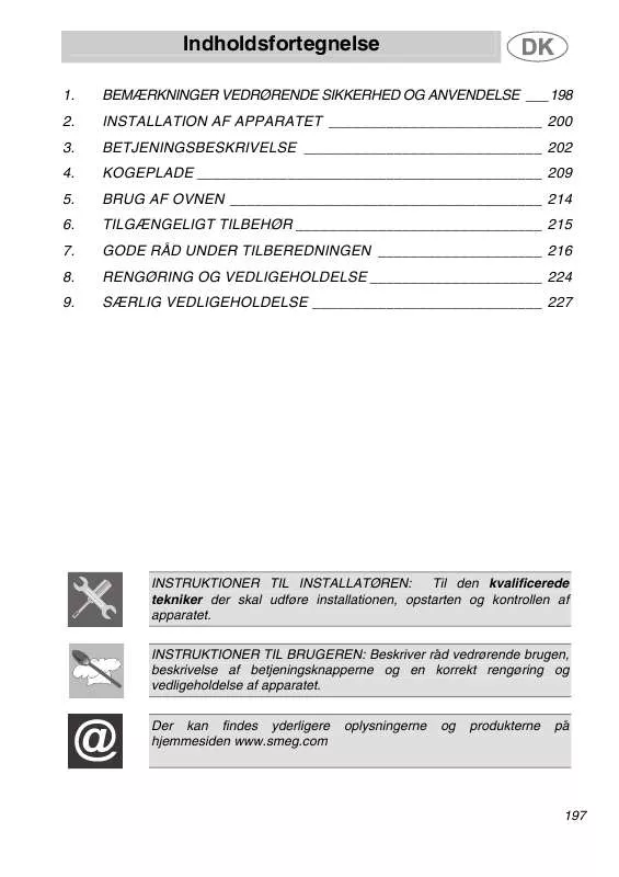 Mode d'emploi SMEG CS19ID-6