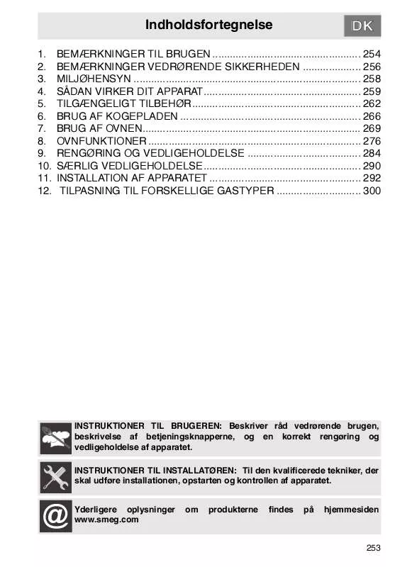 Mode d'emploi SMEG CSP19-7