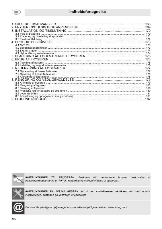 Mode d'emploi SMEG CVB20LP