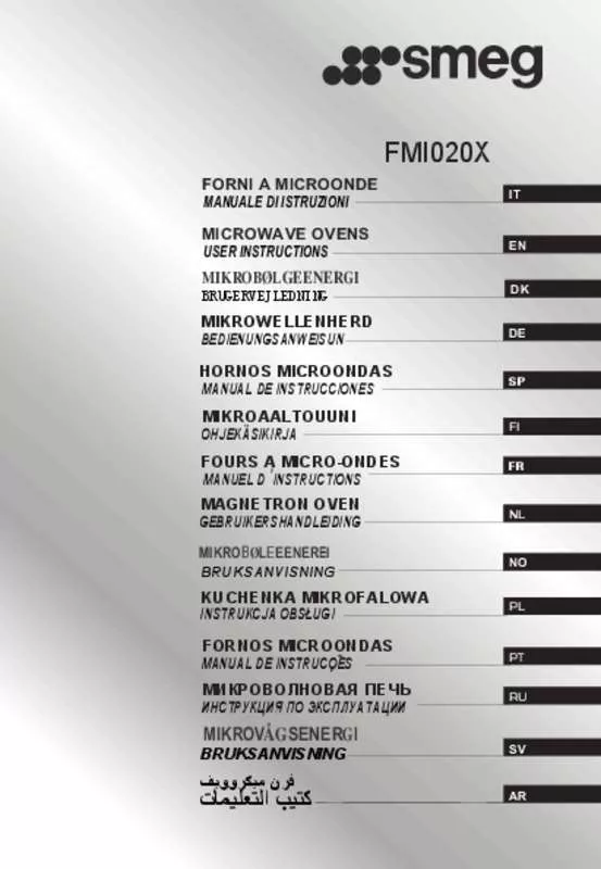 Mode d'emploi SMEG FMI020X