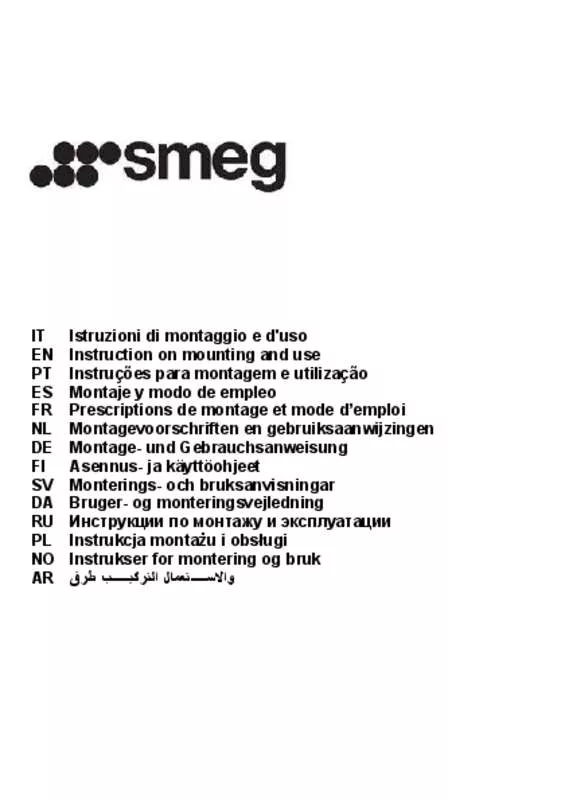 Mode d'emploi SMEG KSE900CHXE