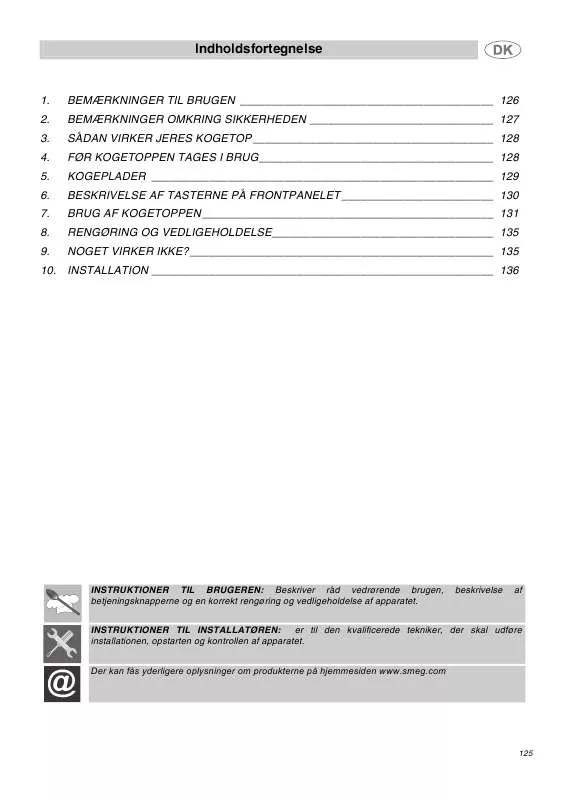 Mode d'emploi SMEG P772