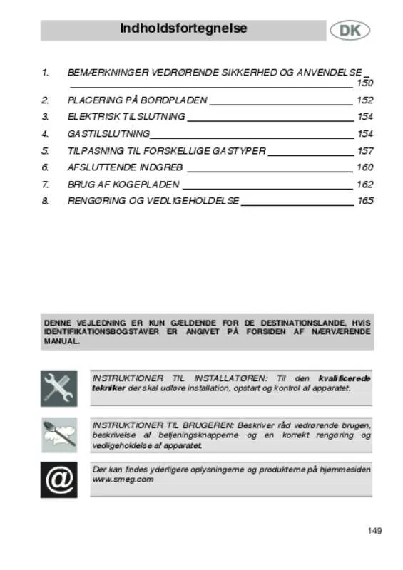 Mode d'emploi SMEG SE60SGH3