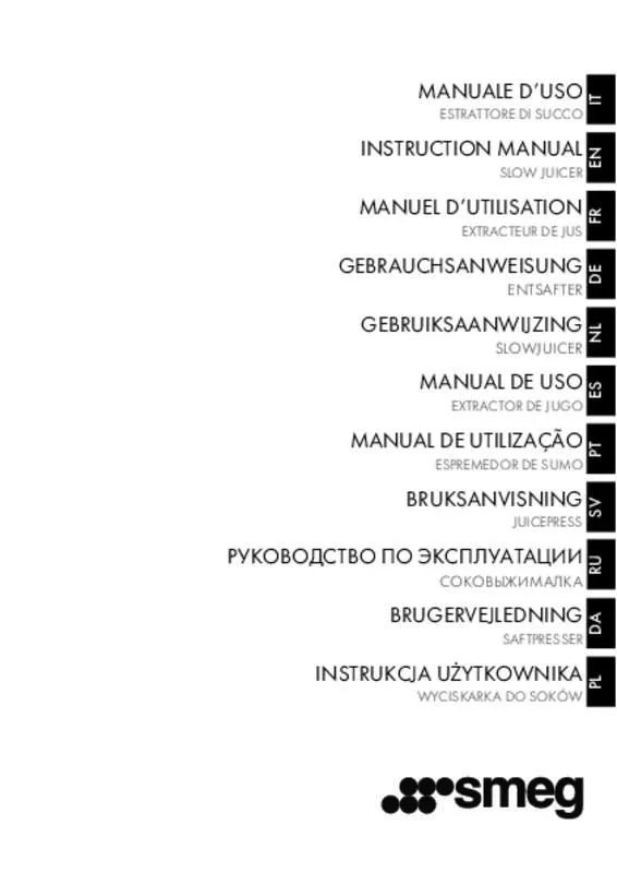 Mode d'emploi SMEG SJF01CREU