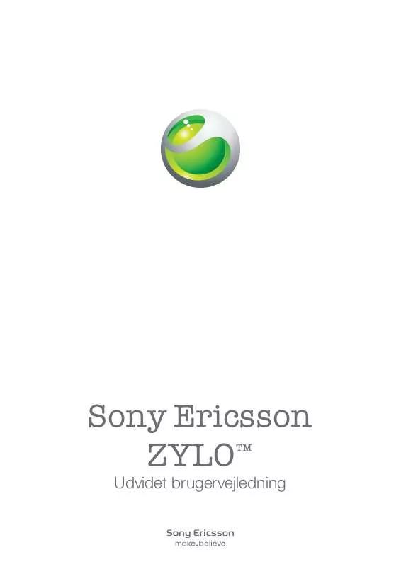 Mode d'emploi SONY ERICSSON ZYLO