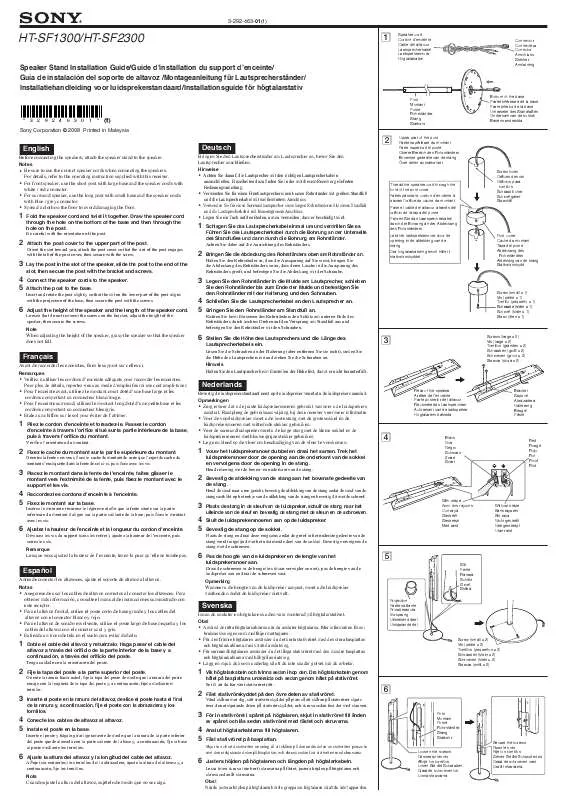 Mode d'emploi SONY HT-SF2300