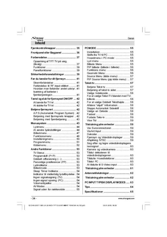 Mode d'emploi STRONG SRT L2050