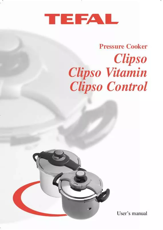 Mode d'emploi TEFAL CLIPSO CONTROL