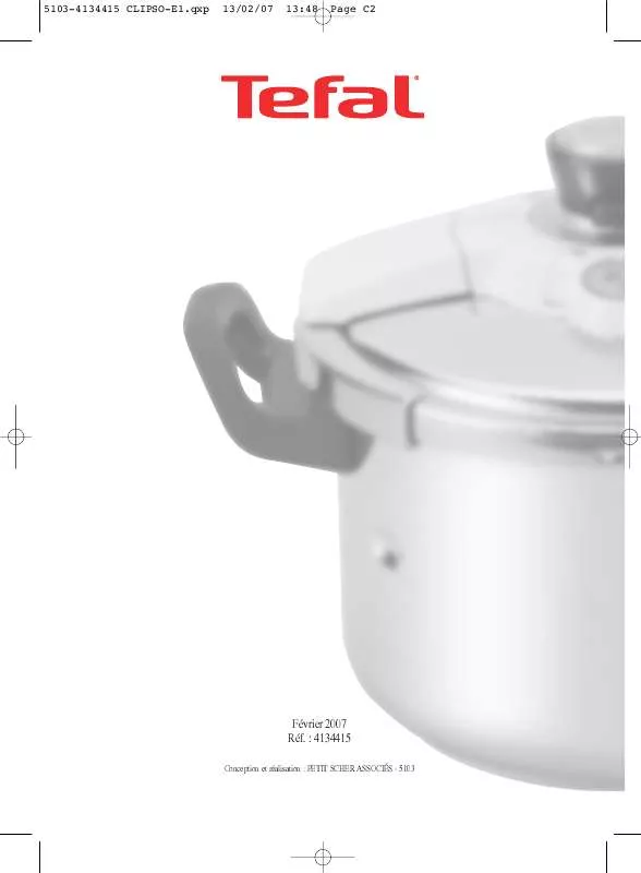 Mode d'emploi TEFAL CLIPSO MODULO