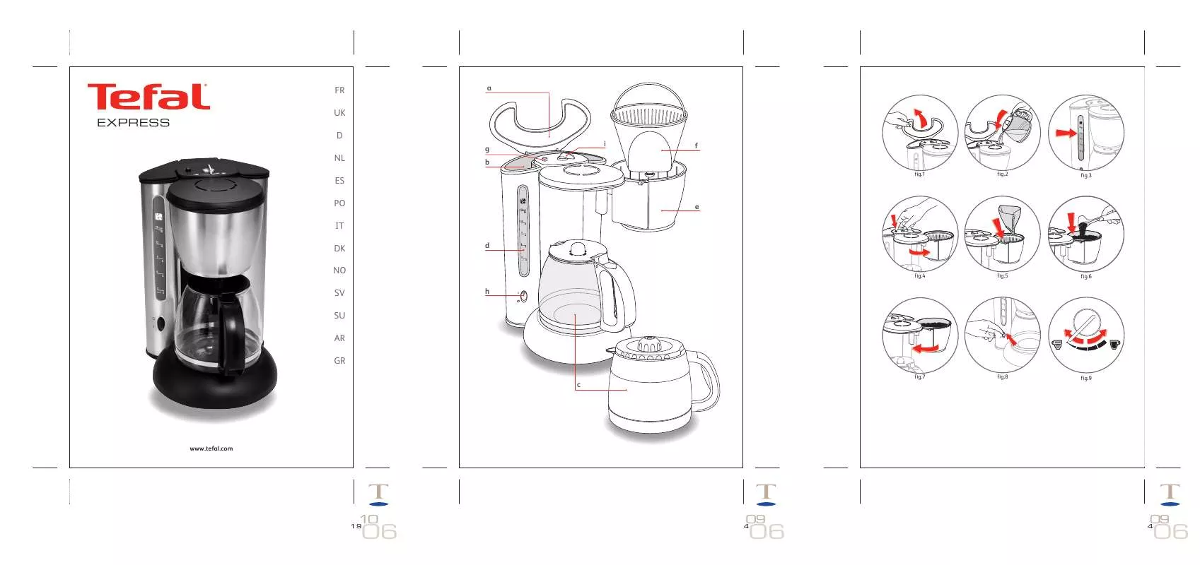 Mode d'emploi TEFAL CM410510