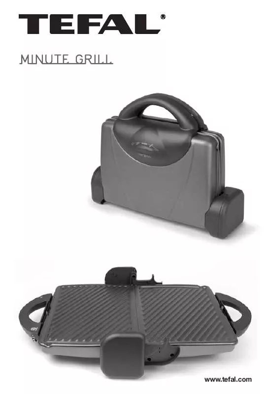 Mode d'emploi TEFAL MINUTE GRILL