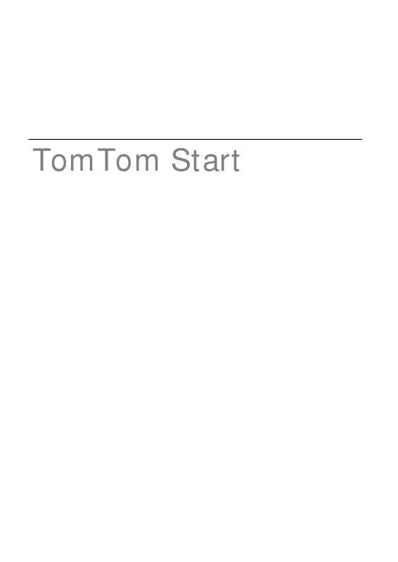 Mode d'emploi TOMTOM START