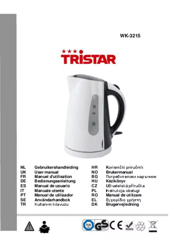 Mode d'emploi TRISTAR WK-3215