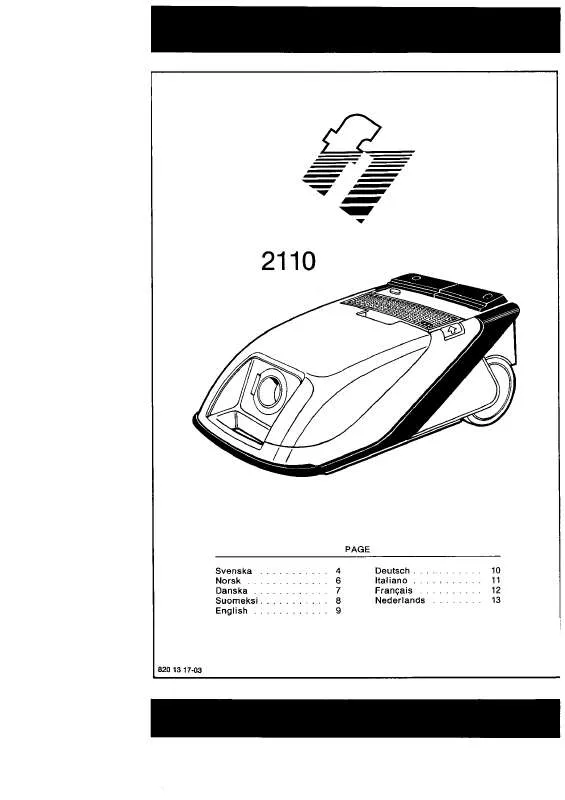 Mode d'emploi VOLTA U2130