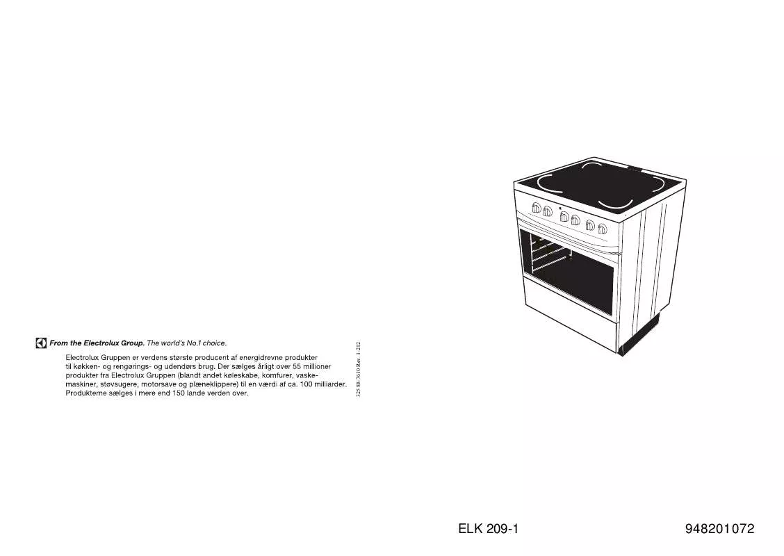 Mode d'emploi VOSS ELK209-1