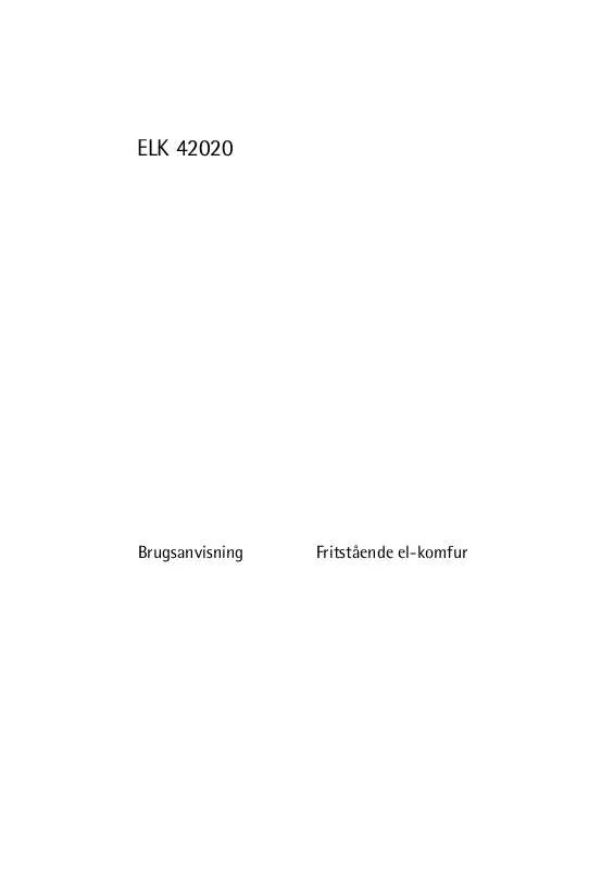 Mode d'emploi VOSS ELK42020RF 230V