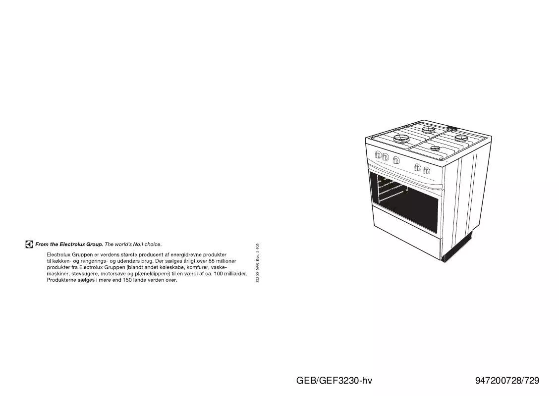 Mode d'emploi VOSS GEF3230