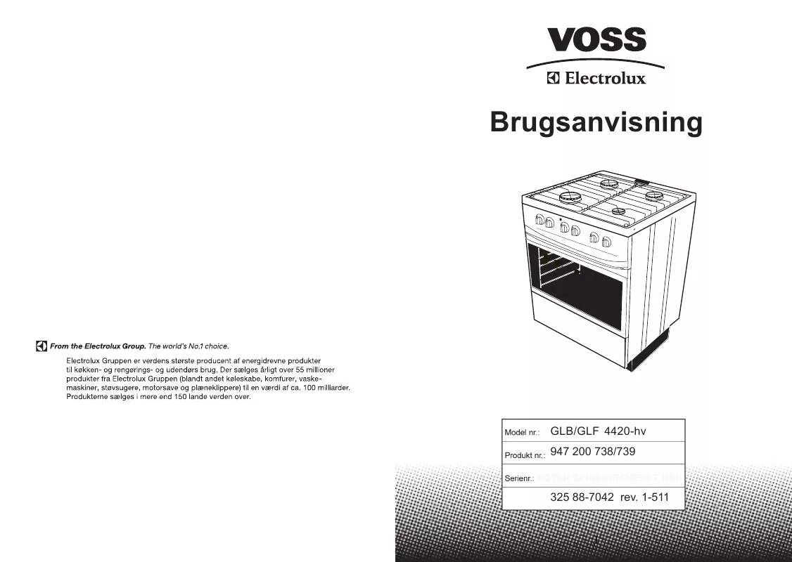 Mode d'emploi VOSS GLF4420-HV