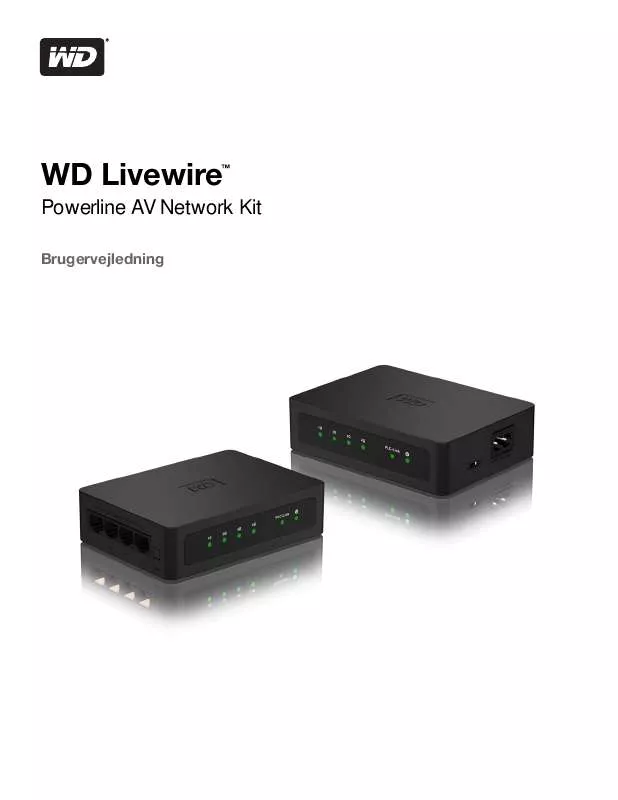 Mode d'emploi WESTERN DIGITAL WD LIVEWIRE