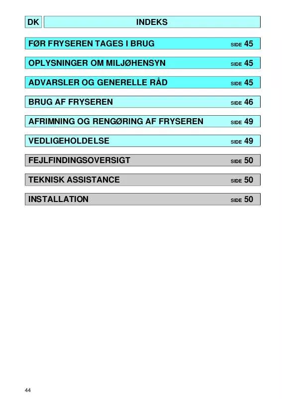 Mode d'emploi WHIRLPOOL AFG 360/G