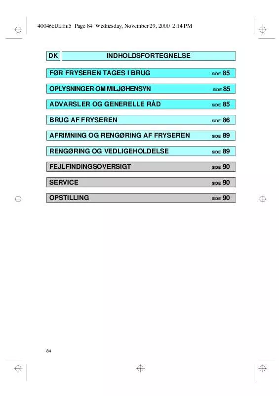 Mode d'emploi WHIRLPOOL AFG 385/H