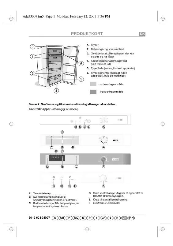 Mode d'emploi WHIRLPOOL AFG 387/G