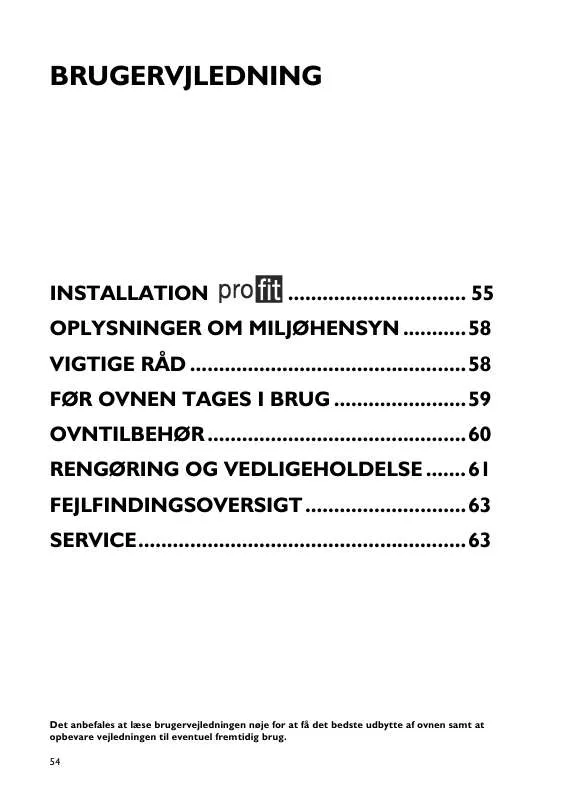 Mode d'emploi WHIRLPOOL AKP 144/IX