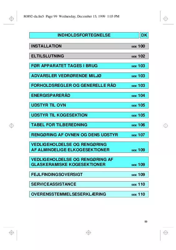 Mode d'emploi WHIRLPOOL AKR 212