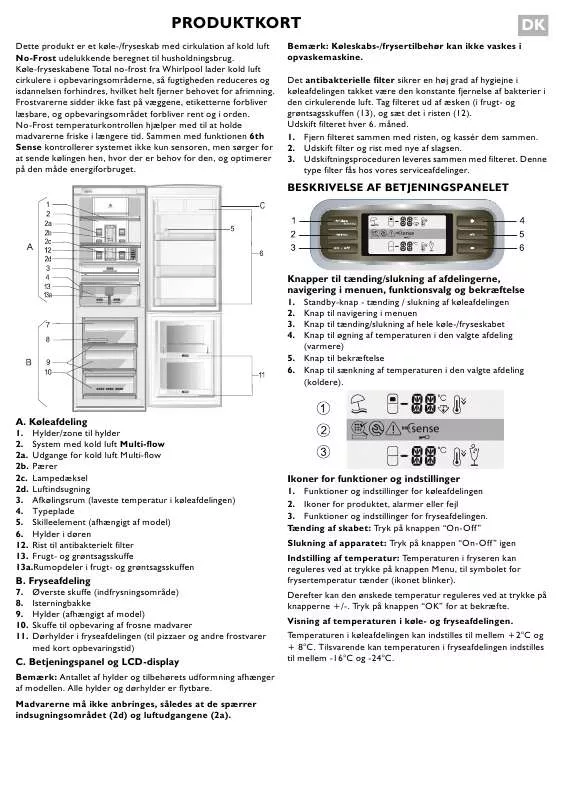 Mode d'emploi WHIRLPOOL ARC 7559