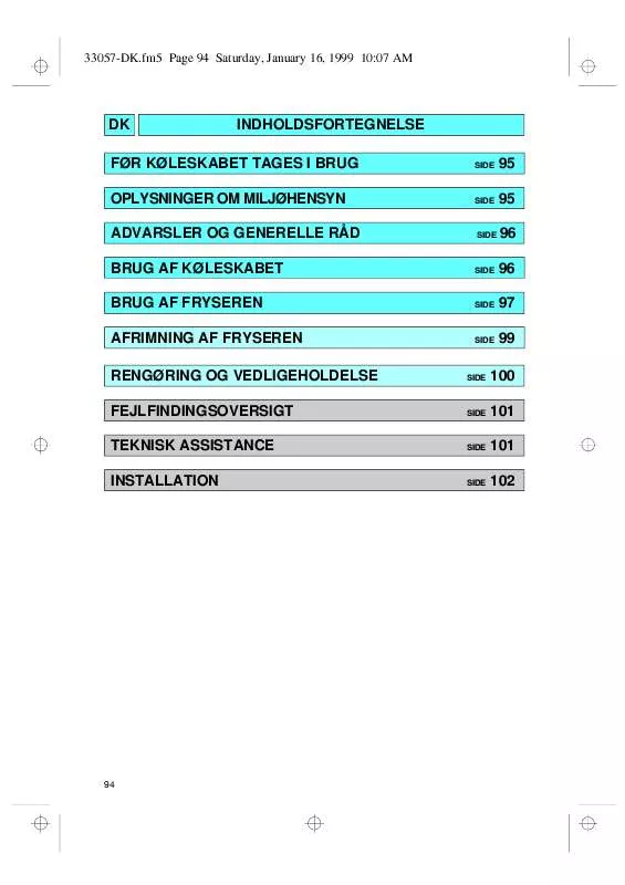 Mode d'emploi WHIRLPOOL ARL 618/G