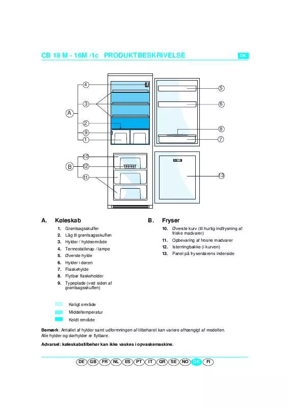 Mode d'emploi WHIRLPOOL ART 462/R