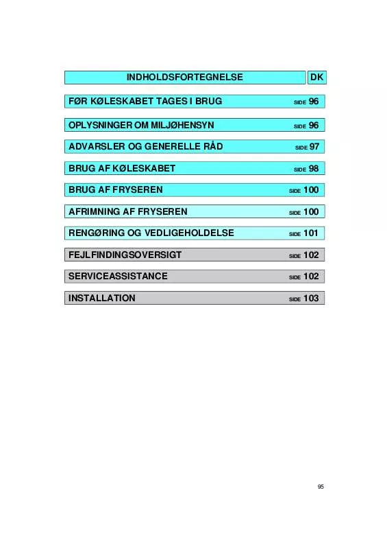 Mode d'emploi WHIRLPOOL ARZ 524/G/SILVER